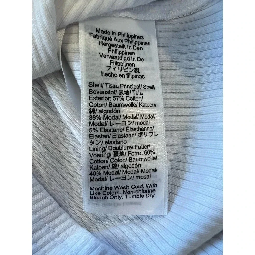 J crew Vintage rib shelf-bra tank top, NWOT